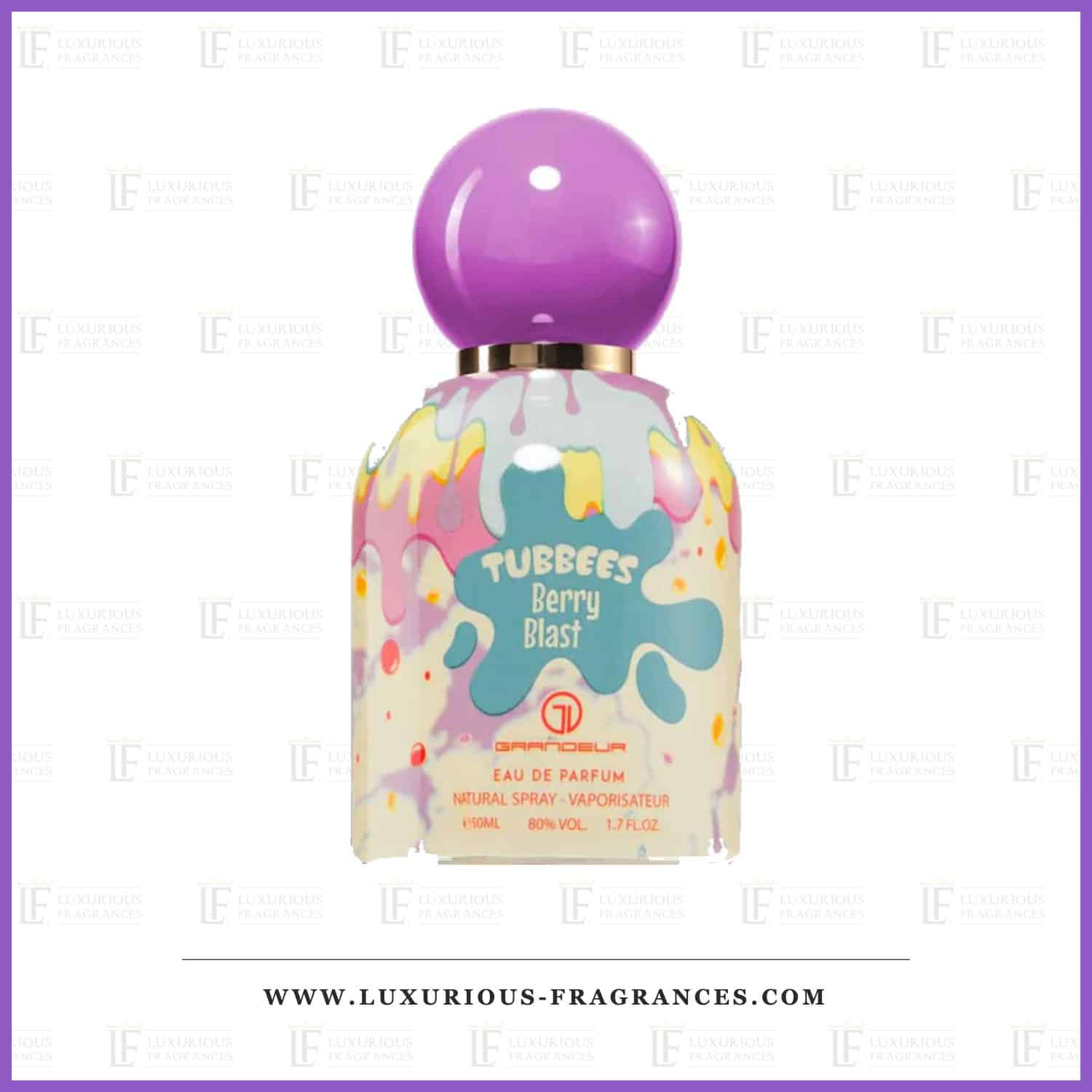 Flacon du parfum Berry Blast de Tubbees, eau de parfum mixte 50 ml