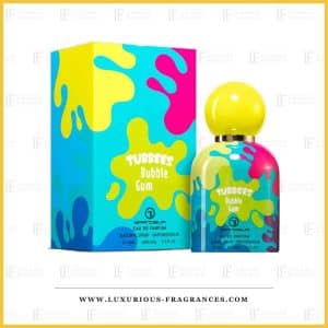 Geschenkset mit dem Parfüm „Bubble Gum“ von Tubbees, Eau de Parfum für Damen und Herren, 50 ml