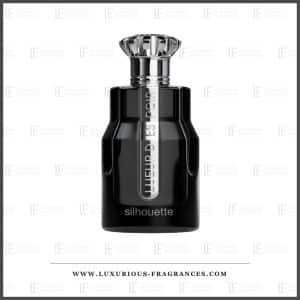 Flakon „Lueur d’Espoir – Silhouette d’Emir“, Eau de Parfum, 100 ml, schwarz lackiert, mit verchromter Plakette