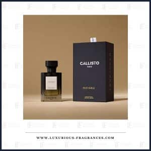 Coffret et flacon dâOud Sable de Callisto Paris, extrait de parfum 100 ml