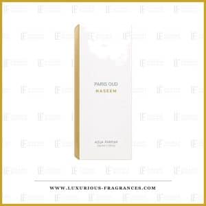 Geschenkset mit dem Parfüm „Paris Oud“ von Naseem, Eau de Parfum, 75 ml