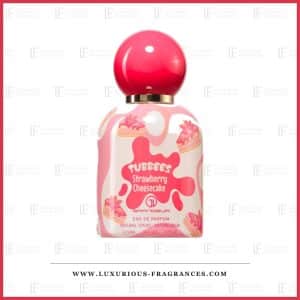 Flakon des Parfüms „Strawberry Cheesecake“ von Tubbees, Eau de Parfum für Damen und Herren, 50 ml